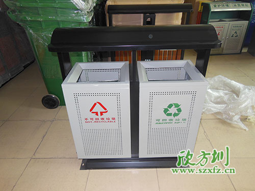 貴陽物業(yè)戶外鋼板沖孔垃圾桶，客戶的二次選擇。
