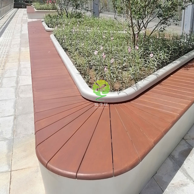 不銹鋼花池坐凳美化深圳前?？缃止珗@G9天橋城市戶外景觀