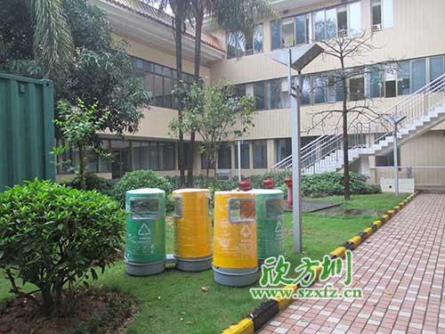 韶關(guān)物業(yè)分類玻璃鋼垃圾桶，提升社區(qū)好環(huán)境。