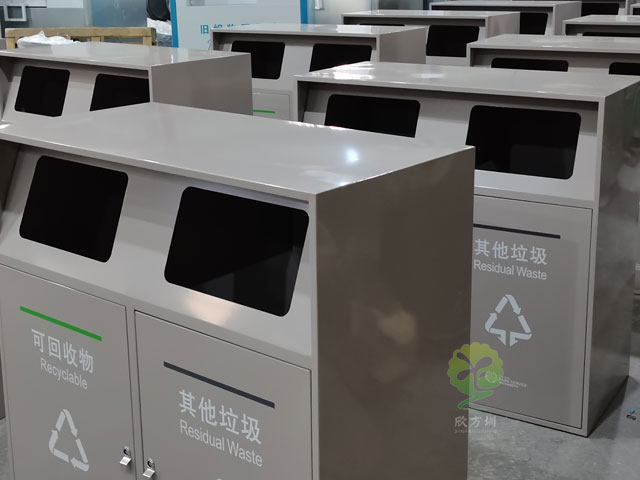 提升公共空間品質(zhì)，深圳金屬垃圾桶助你一臂之力